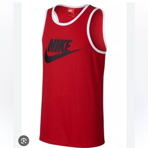 Nike sportswear Ace logo retro single stitch tank 707370-657